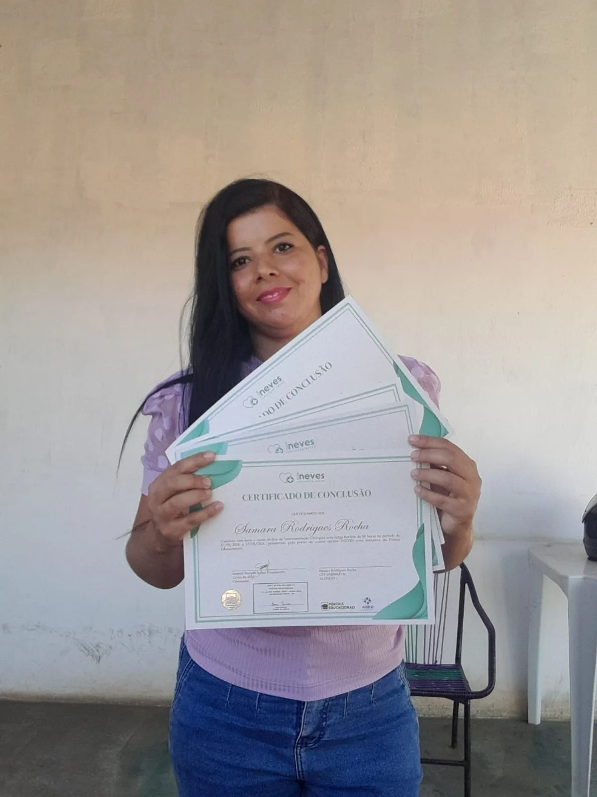 Aluno certificado